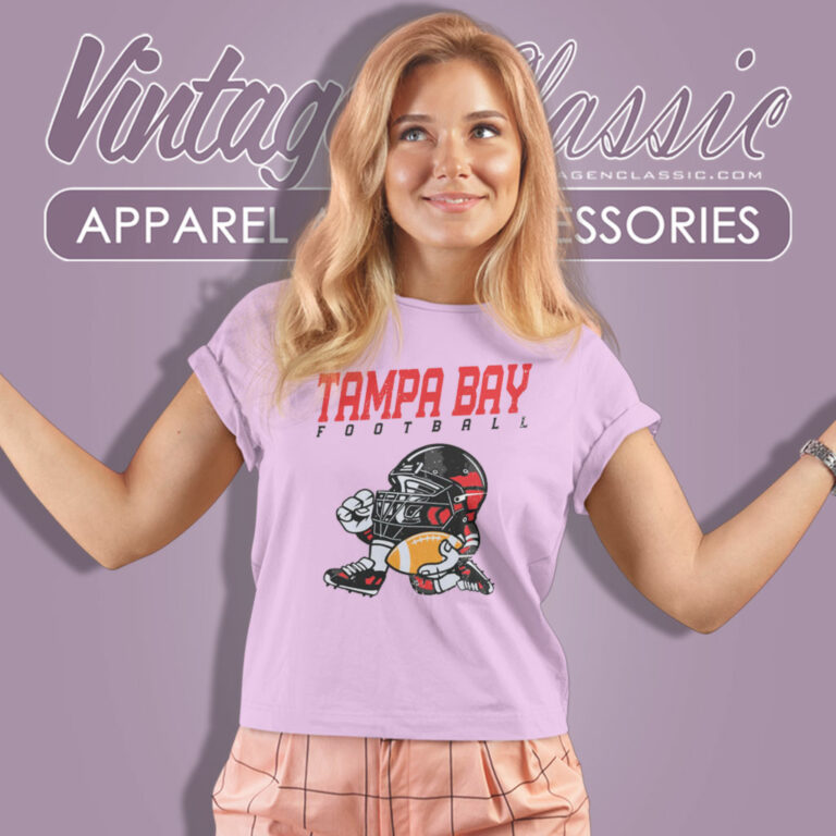 Tampa Bay Buccaneers Football Helmet Vintage Women T Shirt Tampa Bay Buccaneers Football Helmet Vintage Women T Shirt