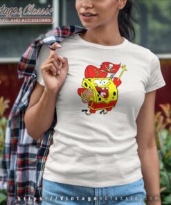 Tampa Bay Buccaneers Football Spongebob Women TShirt