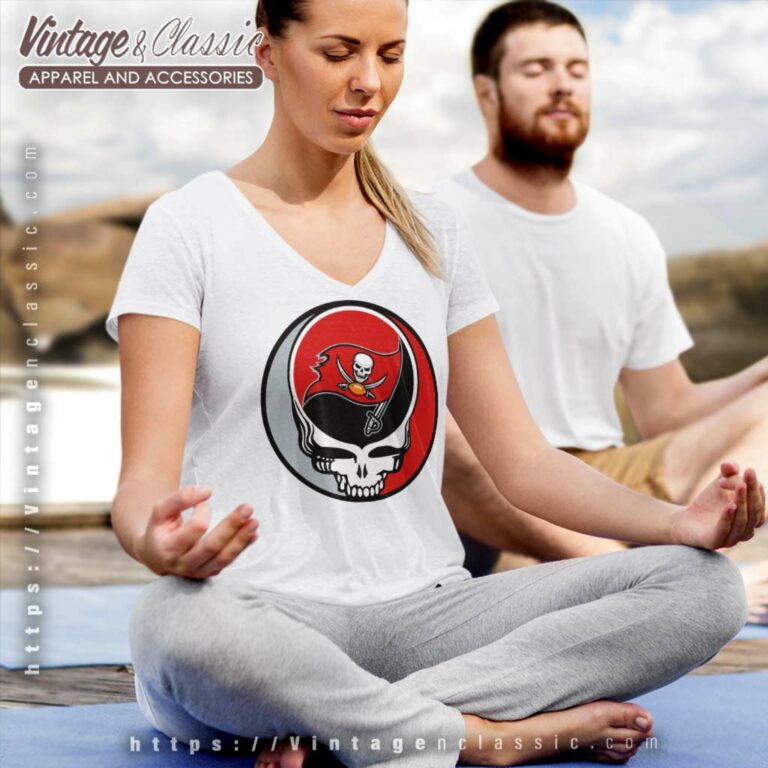Tampa Bay Buccaneers Grateful Dead Steal Your Face V Neck TShirt Tampa Bay Buccaneers Grateful Dead Steal Your Face V Neck TShirt
