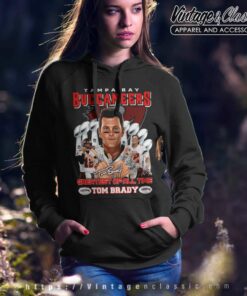 Tampa Bay Buccaneers Greatest Of All The Time Tom Brady Signature Hoodie