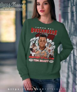 Tampa Bay Buccaneers Greatest Of All The Time Tom Brady Signature Sweatshirt
