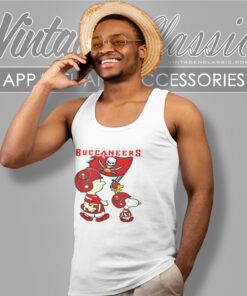 Tampa Bay Buccaneers Lets Play Football Together Snoopy Shirt Tank Top Racerback