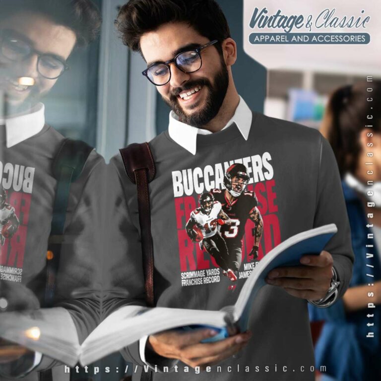 Tampa Bay Buccaneers Scrimmage Yards Franchise Record Sweatshirt Tampa Bay Buccaneers Scrimmage Yards Franchise Record Sweatshirt