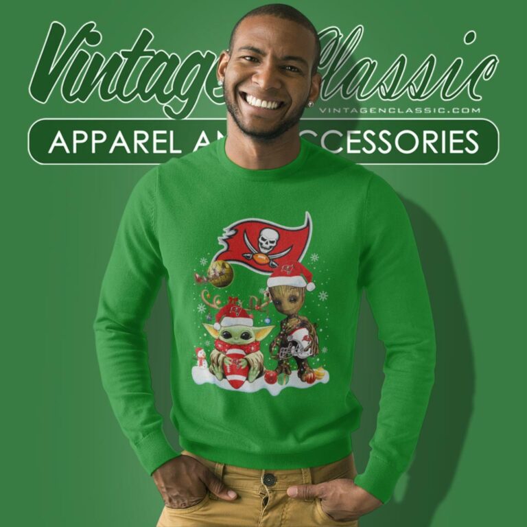 Tampa Bay Buccaneers Shirt Baby Yoda And Groot Santa Christmas Sweatshirt 1 Tampa Bay Buccaneers Shirt Baby Yoda And Groot Santa Christmas Sweatshirt 1
