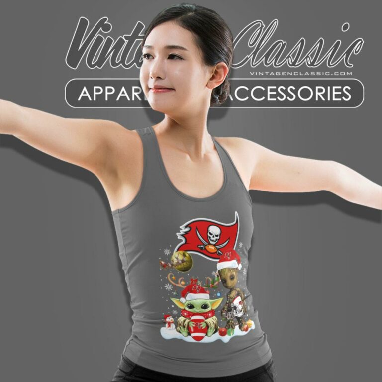 Tampa Bay Buccaneers Shirt Baby Yoda And Groot Santa Christmas Tank Top Racerback 1 Tampa Bay Buccaneers Shirt Baby Yoda And Groot Santa Christmas Tank Top Racerback 1