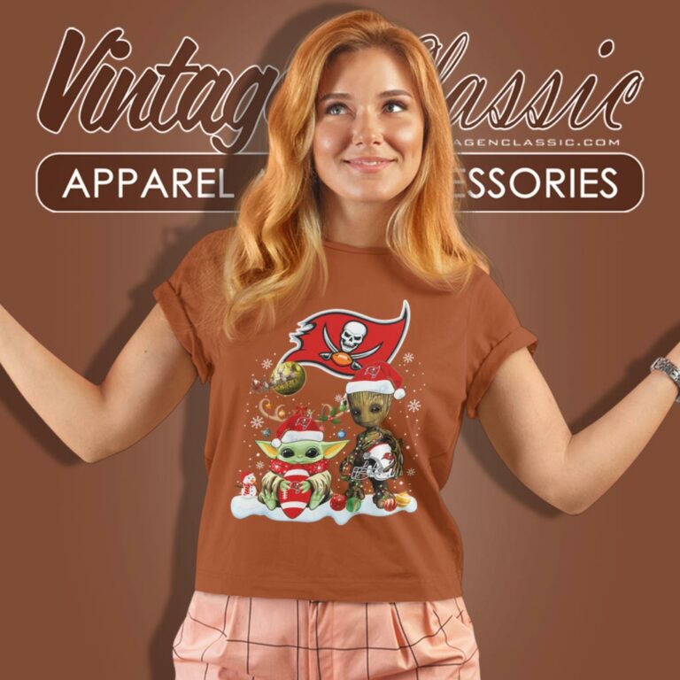 Tampa Bay Buccaneers Shirt Baby Yoda And Groot Santa Christmas Women T Shirt 1 Tampa Bay Buccaneers Shirt Baby Yoda And Groot Santa Christmas Women T Shirt 1