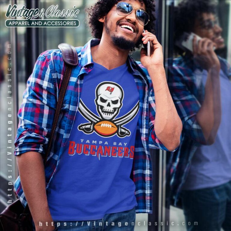 Tampa Bay Buccaneers Skull V Neck TShirt Tampa Bay Buccaneers Skull V Neck TShirt
