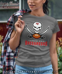 Tampa Bay Buccaneers Skull Women TShirt