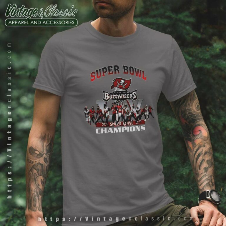 Tampa Bay Buccaneers Super Bowl Champions 2021 T Shirt Tampa Bay Buccaneers Super Bowl Champions 2021 T Shirt