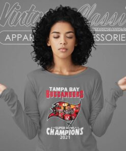 Tampa Bay Champions Super Bowl Champions 2021 Long Sleeve Tee