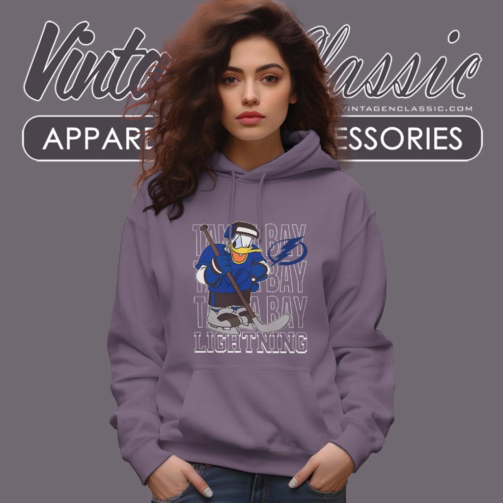 Tampa Bay Lightning Donald Duck Hockey Shirt Tampa Bay Lightning Donald Duck Hockey Shirt
