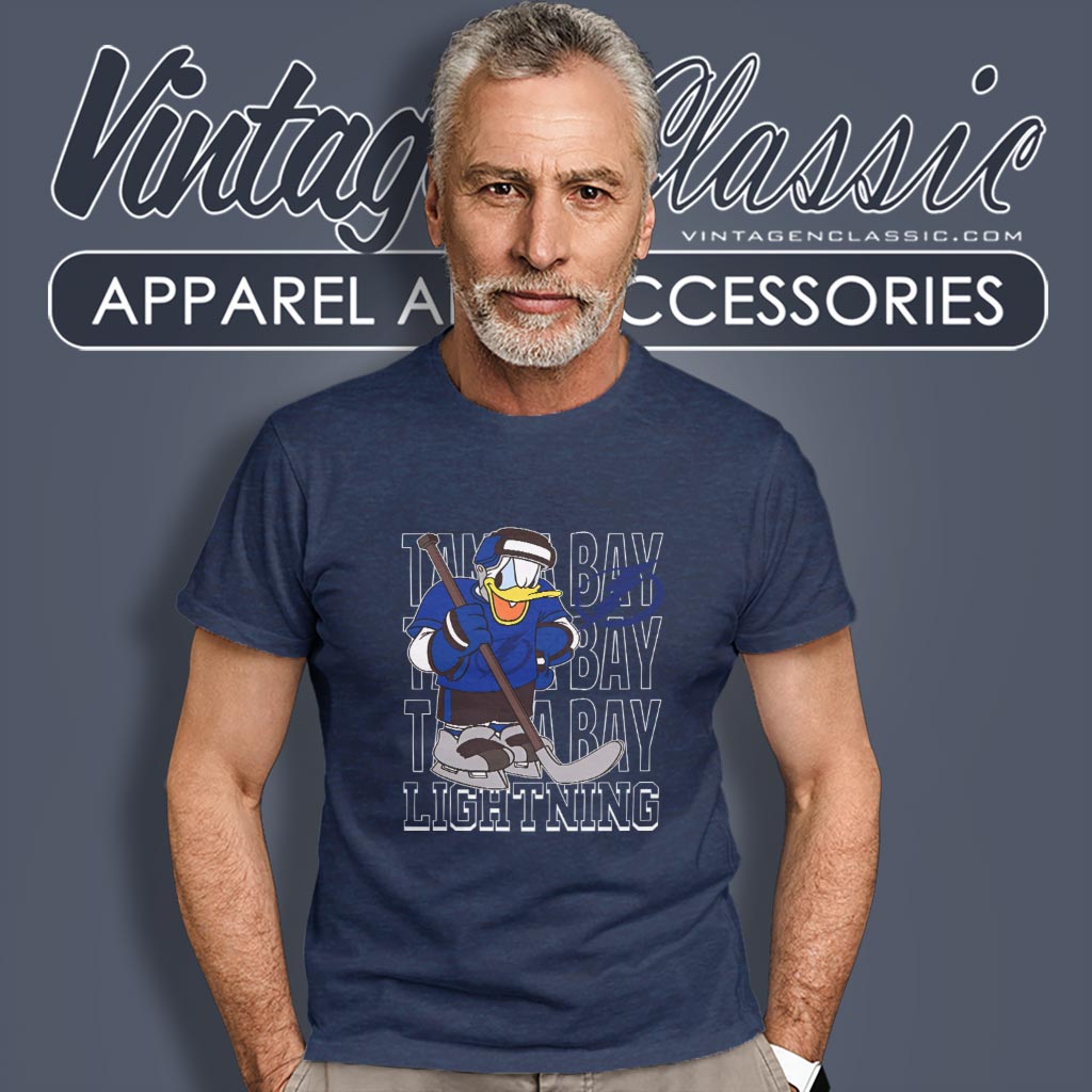 Tampa Bay Lightning Donald Duck Hockey Shirt Tampa Bay Lightning Donald Duck Hockey Shirt