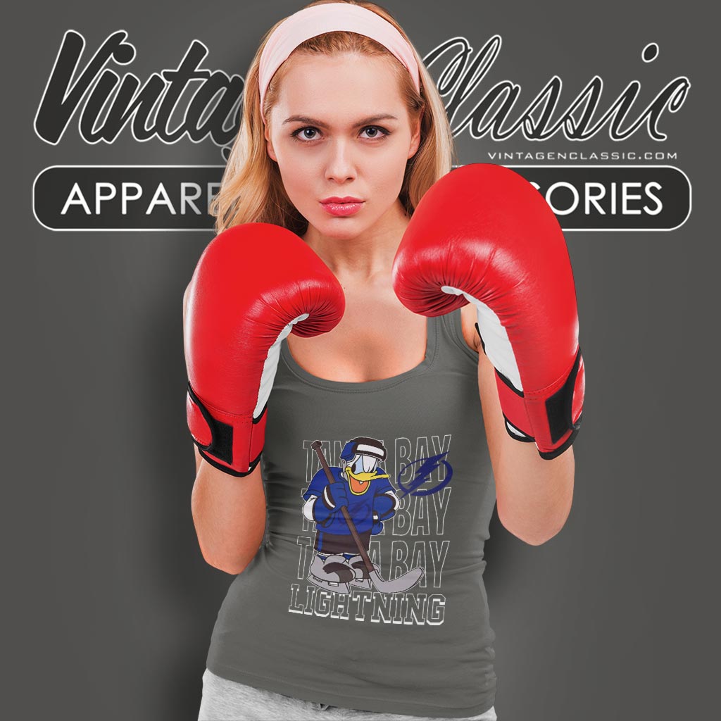 Tampa Bay Lightning Donald Duck Hockey Shirt Tampa Bay Lightning Donald Duck Hockey Shirt