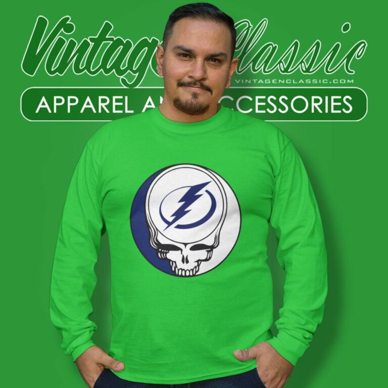 Tampa Bay Lightning Grateful Dead Steal Your Face Long Sleeve Tee Tampa Bay Lightning Grateful Dead Steal Your Face Long Sleeve Tee