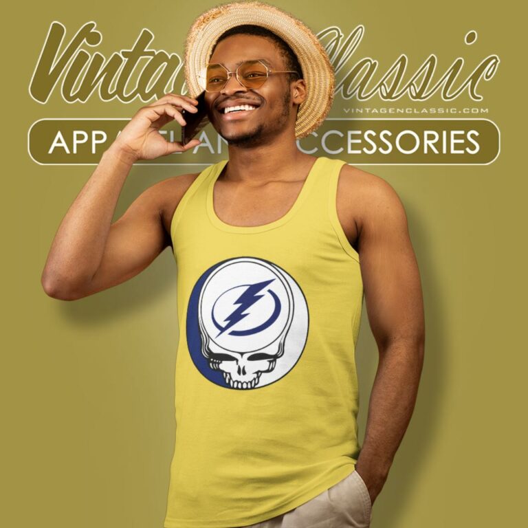 Tampa Bay Lightning Grateful Dead Steal Your Face Tank Top Racerback Tampa Bay Lightning Grateful Dead Steal Your Face Tank Top Racerback