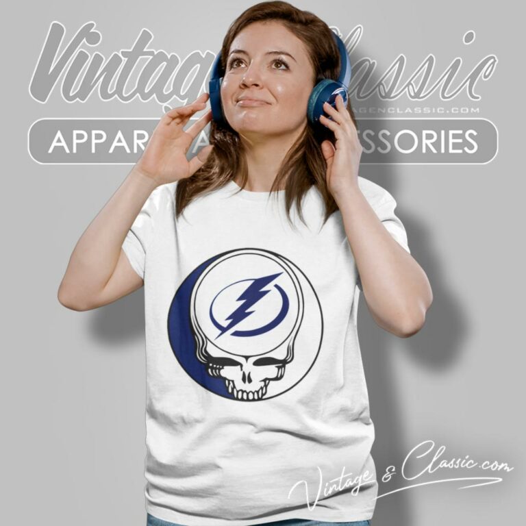 Tampa Bay Lightning Grateful Dead Steal Your Face Women T Shirt Tampa Bay Lightning Grateful Dead Steal Your Face Women T Shirt