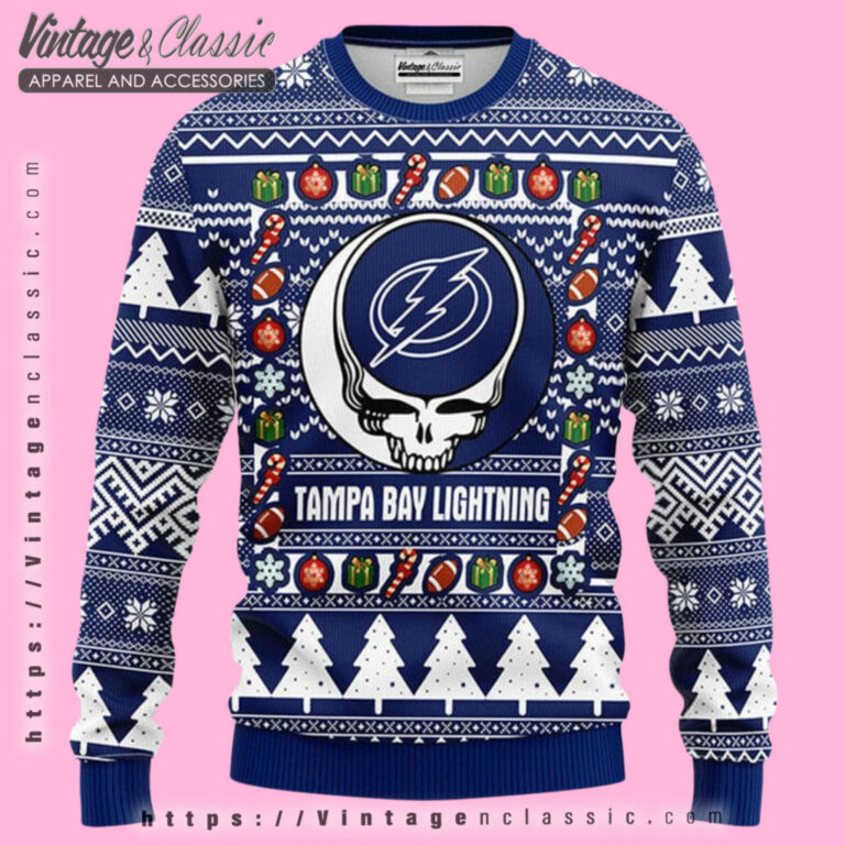 Tampa Bay Lightning Grateful Dead Ugly Sweater Ugly Christmas Sweater Tampa Bay Lightning Grateful Dead Ugly Sweater Ugly Christmas Sweater