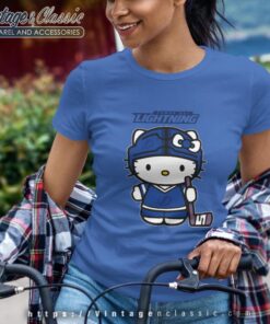 Tampa Bay Lightning Hello Kitty Shirt Women T shirt