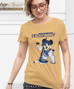 Tampa Bay Lightning Mickey Stanley Cup Women T shirt