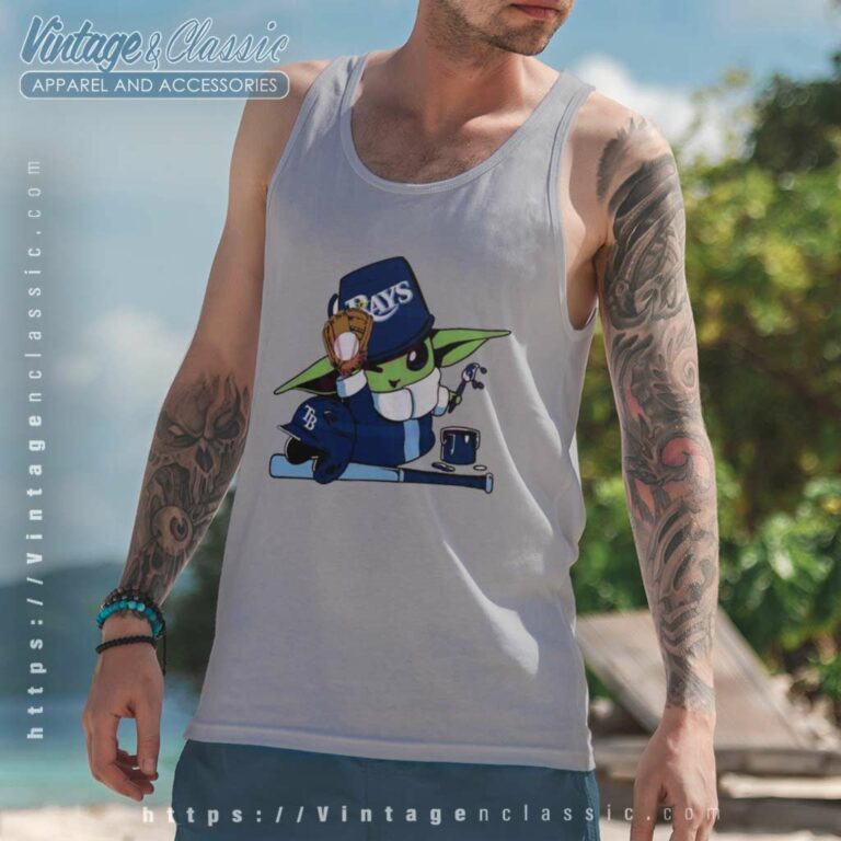 Tampa Bay Rays Baby Yoda Mlb Team Tank Top Racerback Tampa Bay Rays Baby Yoda Mlb Team Tank Top Racerback