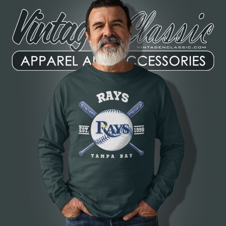 Tampa Bay Rays Est 1998 Mlb Long Sleeve Tee Tampa Bay Rays Est 1998 Mlb Long Sleeve Tee