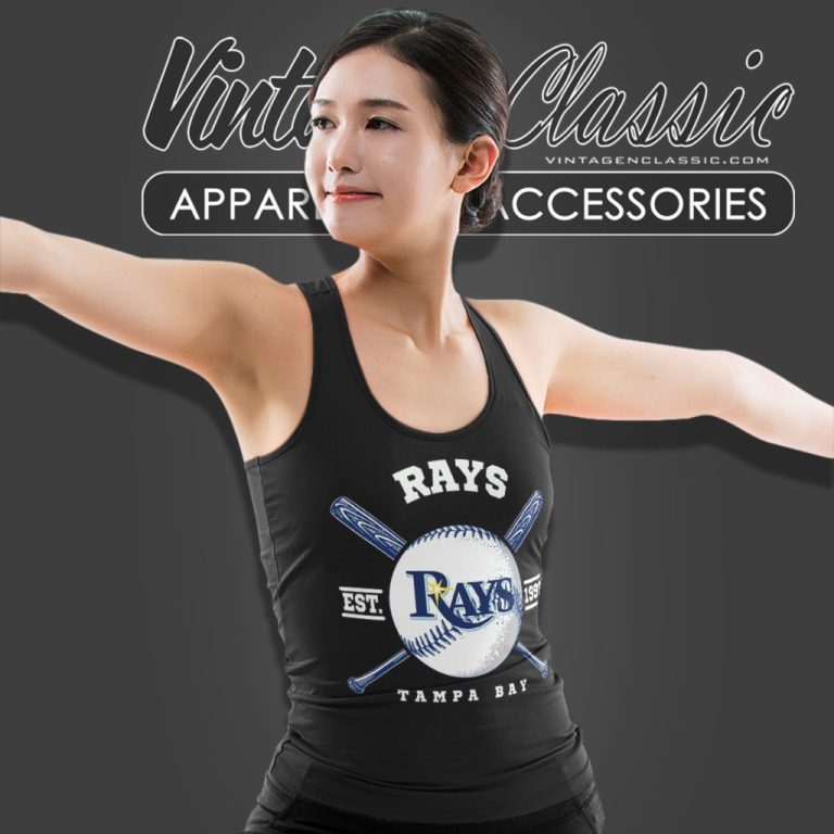 Tampa Bay Rays Est 1998 Mlb Tank Top Racerback Tampa Bay Rays Est 1998 Mlb Tank Top Racerback