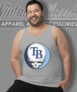 Tampa Bay Rays Grateful Dead Steal Face Tank Top Racerback