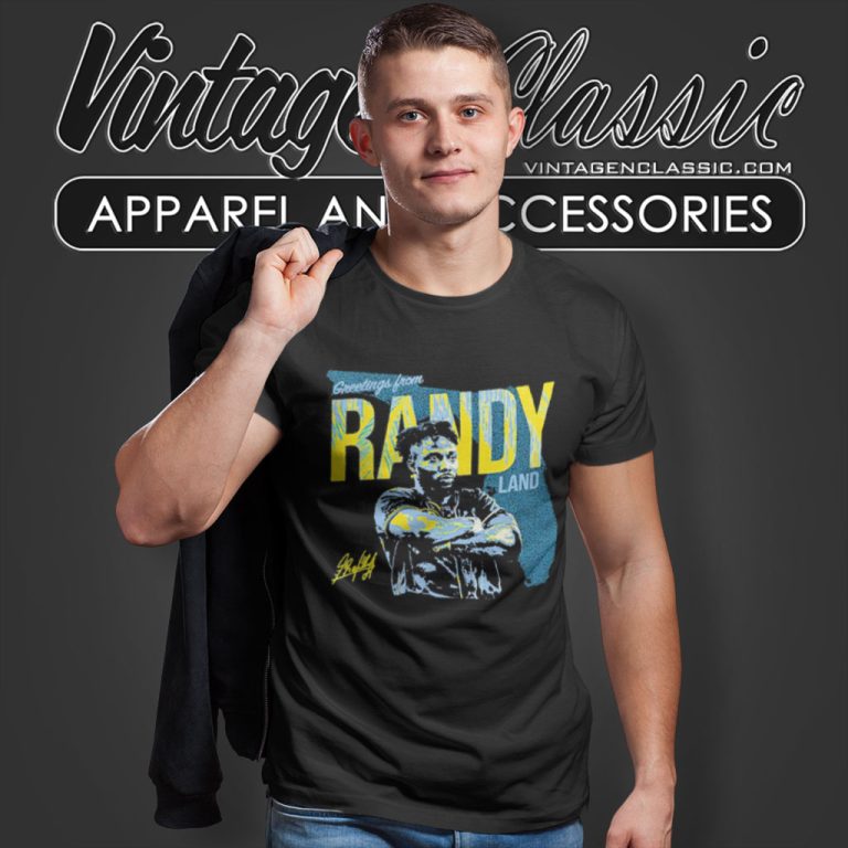 Tampa Bay Rays Greetings From Randy Land Signature T Shirt Tampa Bay Rays Greetings From Randy Land Signature T Shirt