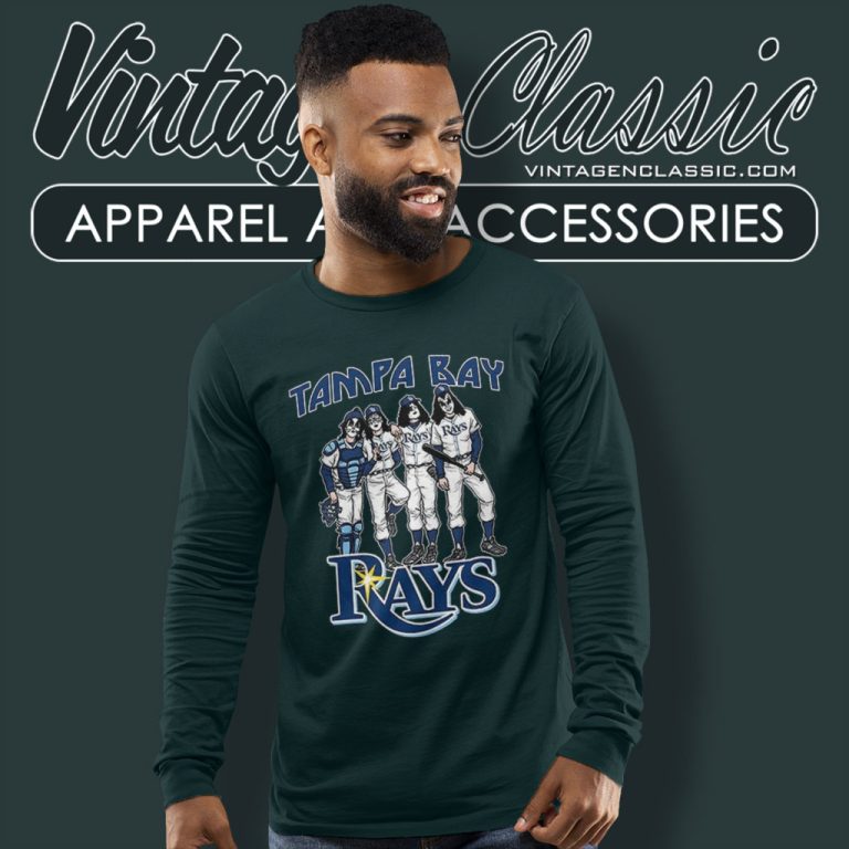 Tampa Bay Rays Kiss Band Long Sleeve Tee Tampa Bay Rays Kiss Band Long Sleeve Tee