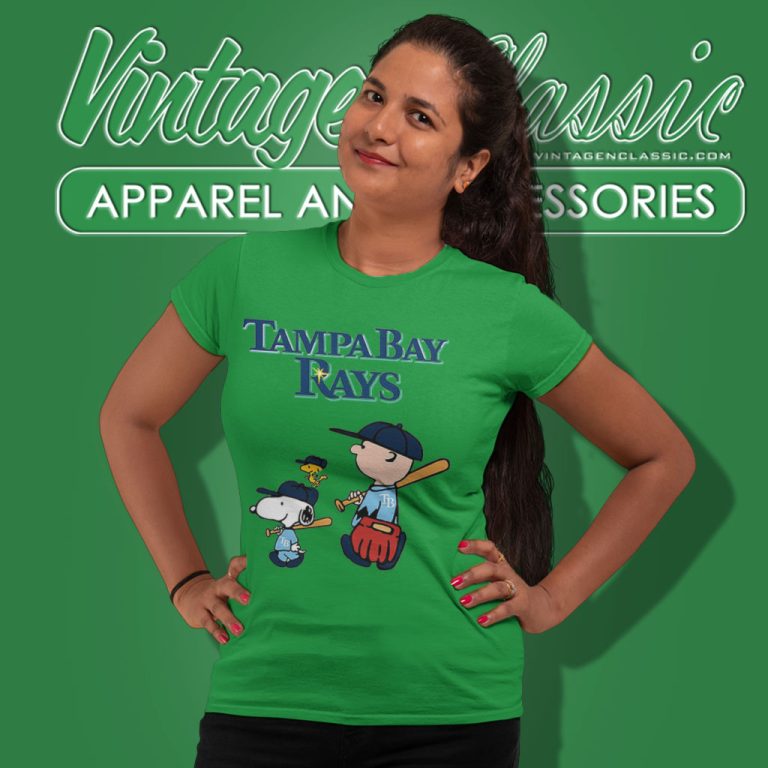 Tampa Bay Rays Lets Play Baseball Together Snoopy Charlie Brown Women T Shirt Tampa Bay Rays Lets Play Baseball Together Snoopy Charlie Brown Women T Shirt