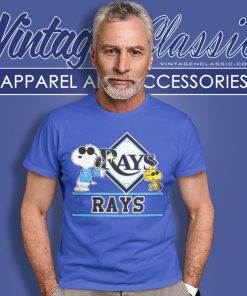 Tampa Bay Rays Snoopy And Woodstock T Shirt