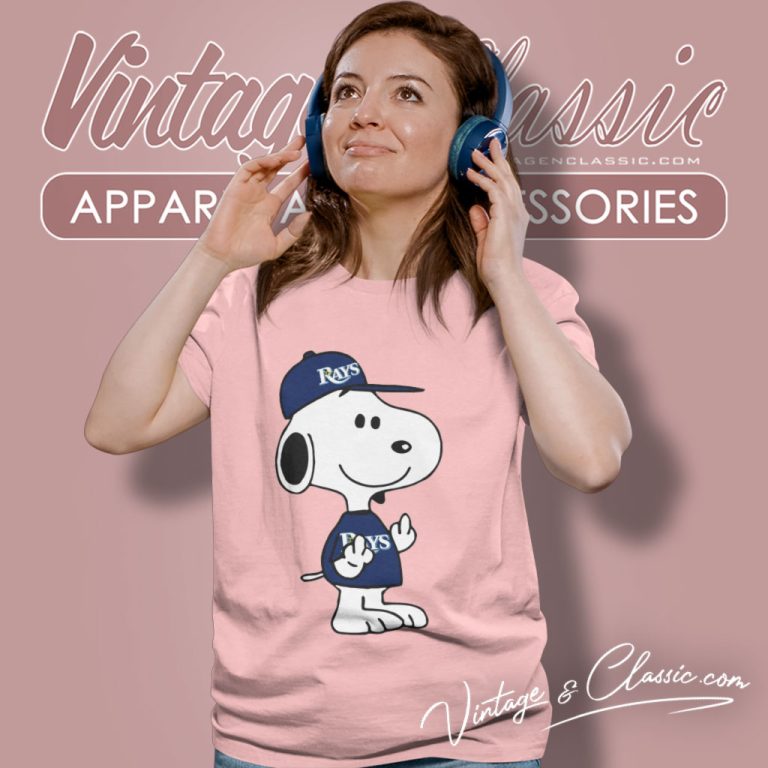 Tampa Bay Rays Snoopy Double Middle Fingers Women T Shirt Tampa Bay Rays Snoopy Double Middle Fingers Women T Shirt