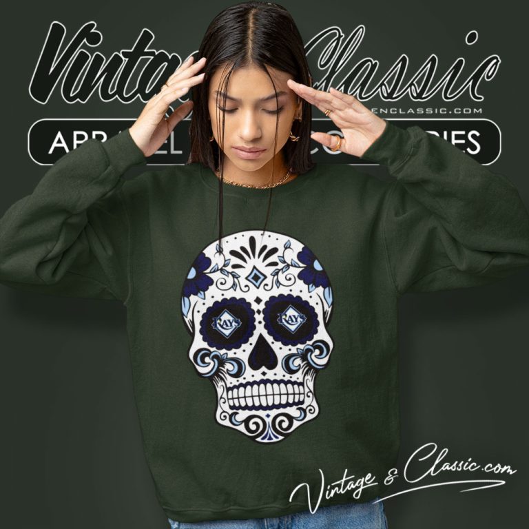 Tampa Bay Rays Sugar Skull Sweatshirt Tampa Bay Rays Sugar Skull Sweatshirt