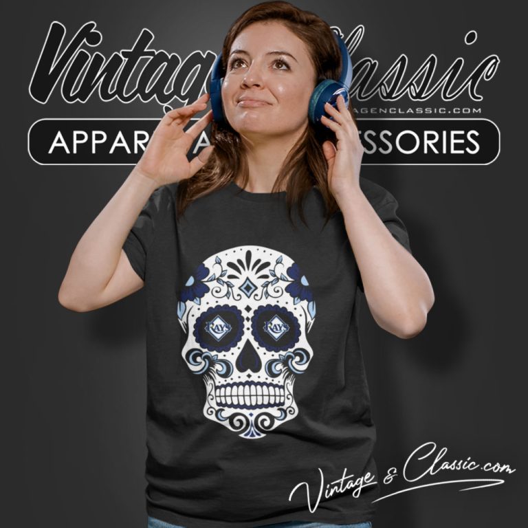 Tampa Bay Rays Sugar Skull Women T Shirt Tampa Bay Rays Sugar Skull Women T Shirt