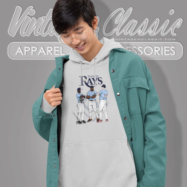 Tampa Bay Rays Time Three Hoodie Tampa Bay Rays Time Three Hoodie