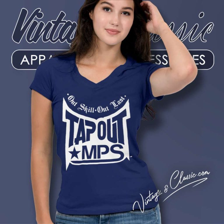 Tapout Mps Out Skill Out Last V Neck TShirt Tapout Mps Out Skill Out Last V Neck TShirt