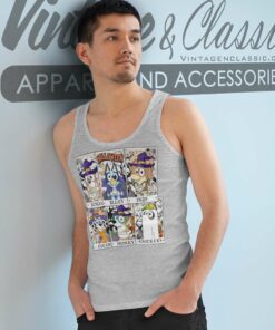Tarot Bluey Friends Halloween Shirt Bluey Halloween Tank Top Racerback