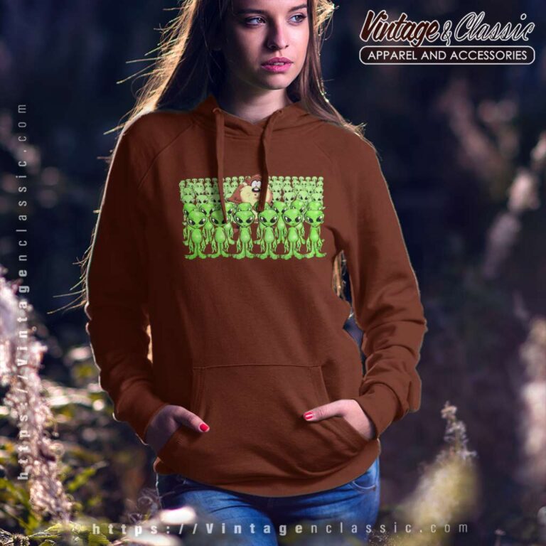 Tasmanian Devil Alien Ufo Looney Tunes Hoodie Tasmanian Devil Alien Ufo Looney Tunes Hoodie