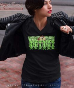 Tasmanian Devil Alien Ufo Looney Tunes V Neck TShirt