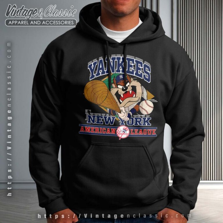 Tasmanian Devil New York Yankees Black Hoodie Tasmanian Devil New York Yankees Black Hoodie