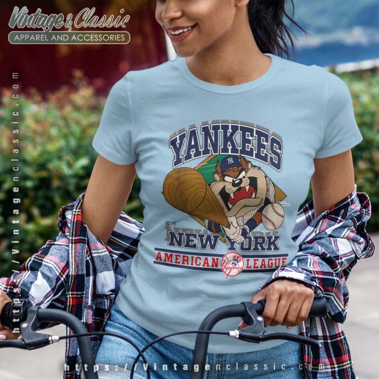 Tasmanian Devil New York Yankees Light Blue T Shirt Tasmanian Devil New York Yankees Light Blue T Shirt