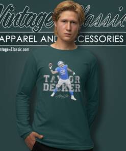 Taylor Decker Detroit Lions Signature Shirt 5 Taylor Decker Detroit Lions Signature Long Sleeve Tee