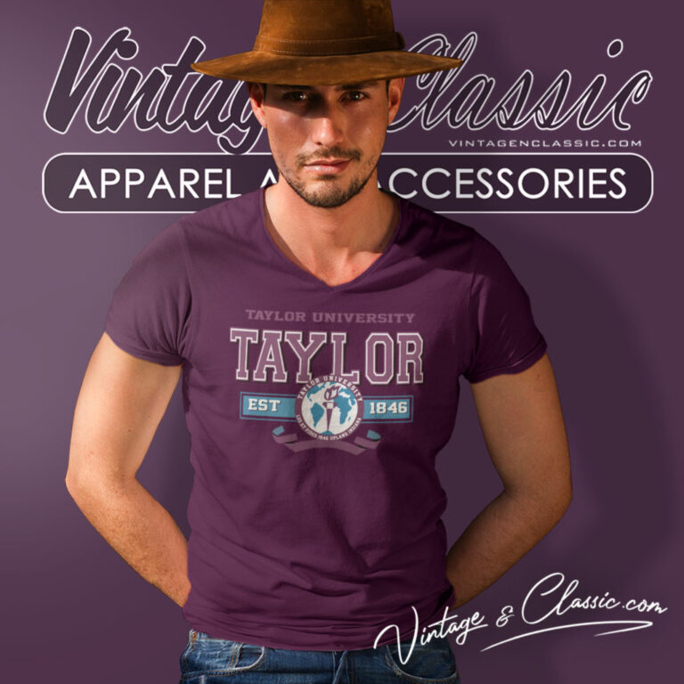 Taylor University Upland Indiana V Neck TShirt Taylor University Upland Indiana V Neck TShirt