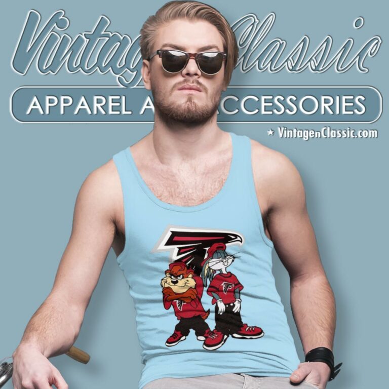 Taz And Bugs Atlanta Falcons Tank Top Racerback Taz And Bugs Atlanta Falcons Tank Top Racerback