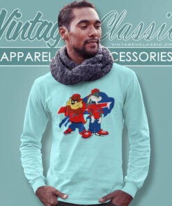 Taz And Bugs Kriss Kross Buffalo Bills Long Sleeve Tee 1