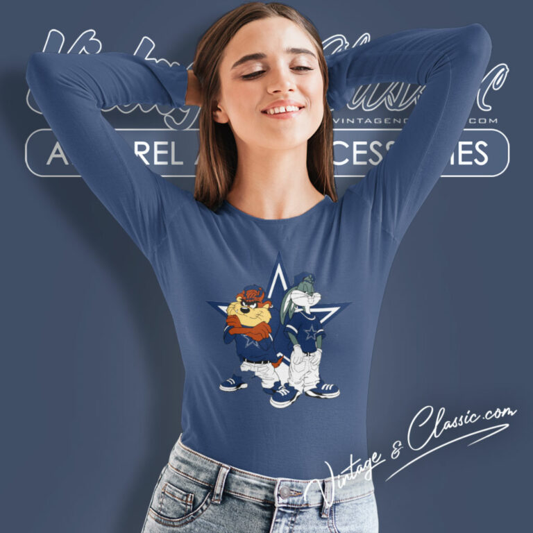 Taz And Bugs Kriss Kross Cowboys Long Sleeve Tee Taz And Bugs Kriss Kross Cowboys Long Sleeve Tee