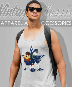 Taz And Bugs Kriss Kross Cowboys Tank Top Racerback