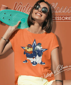 Taz And Bugs Kriss Kross Cowboys Women T Shirt