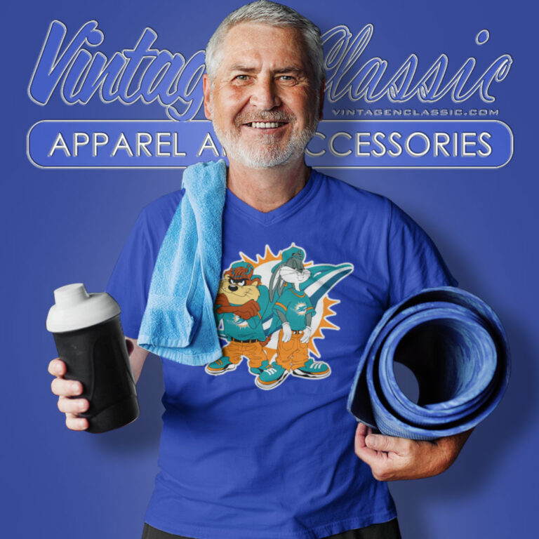 Taz And Bugs Kriss Kross Miami Dolphins V Neck TShirt Taz And Bugs Kriss Kross Miami Dolphins V Neck TShirt