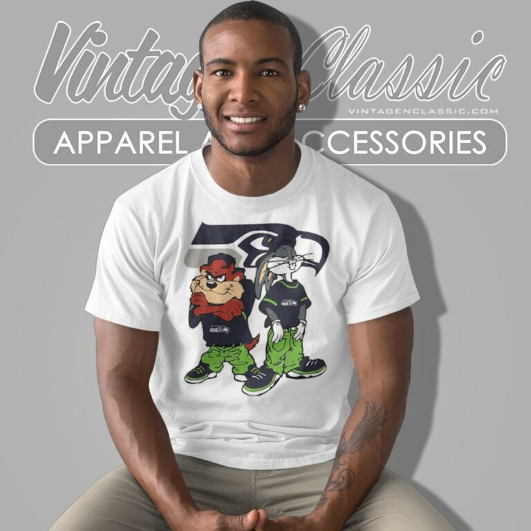 Taz And Bugs Seattle Seahawks T Shirt Taz And Bugs Seattle Seahawks T Shirt